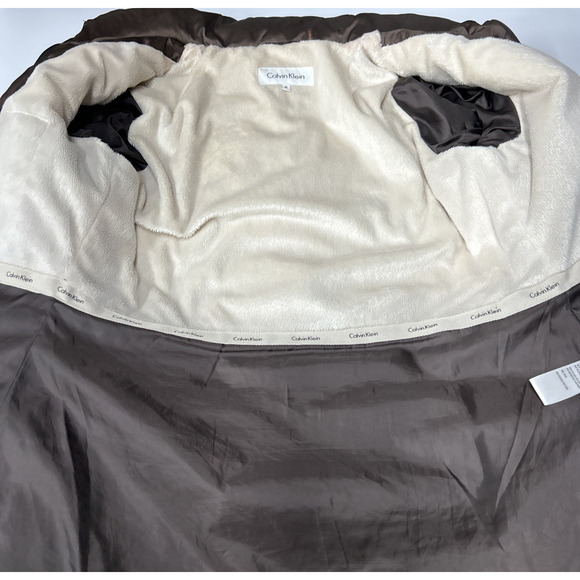 CALVIN KLEIN Women's Quilted Puffer Jacket 60/40 Duck/Waterfowl Feathers NO HOOD - Picture 9 of 16